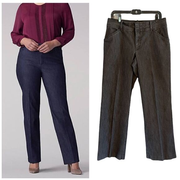 Lee Natural Straight Leg || SZ 12 Short || Dark Wash - Picture 1 of 9